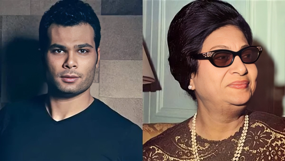  أحمد عبد الله محمود خلال تصوير فيلم "الست" مع منى زكي.