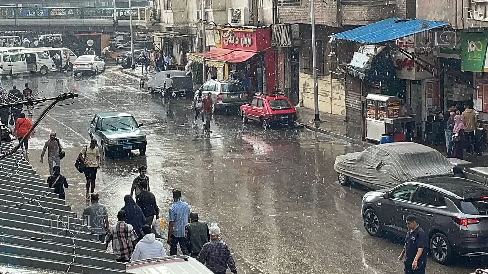 أمطار في القاهرة الكبرى مع انخفاض درجات الحرارة.