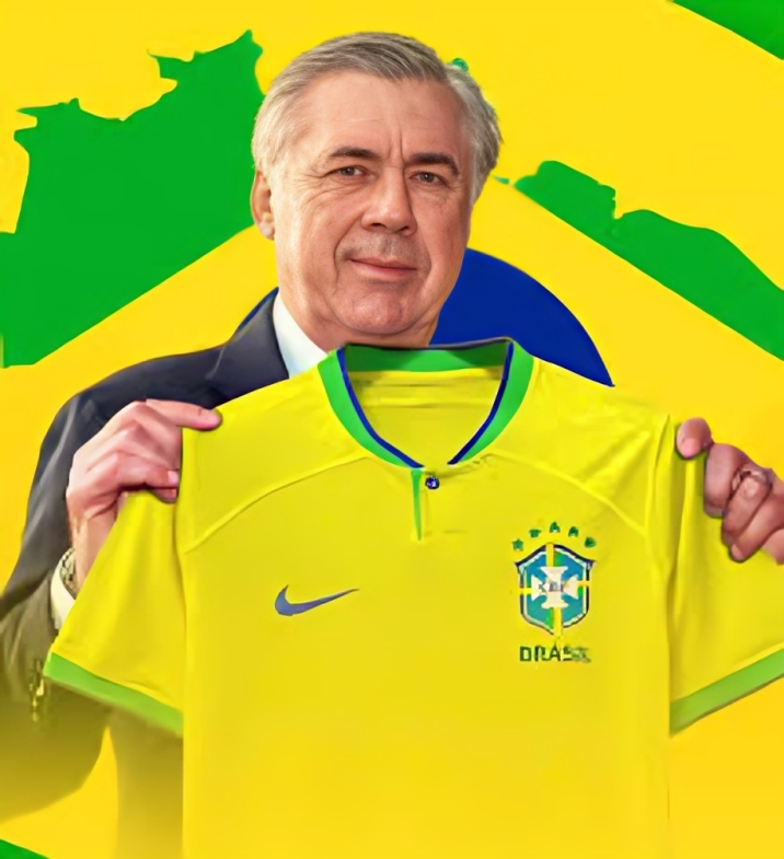 كارلو أنشيلوتي مدرب منتخب البرازيل الجديد