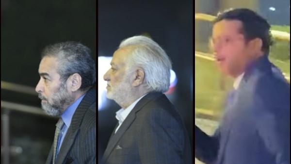 نجوم الفن خلال عزاء عبد الرحمن أبو زهرة داخل مسجد المشير طنطاوي في التجمع الخامس
