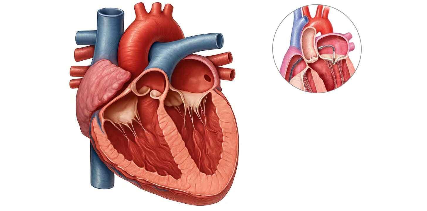 Minimally invasive mitral valve repair or replacement technique