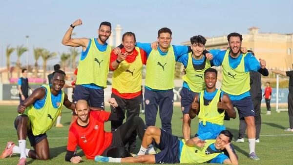 تدريبات سيراميكا كليوباترا استعدادًا لمواجهة الزمالك في الدوري المصري الممتاز