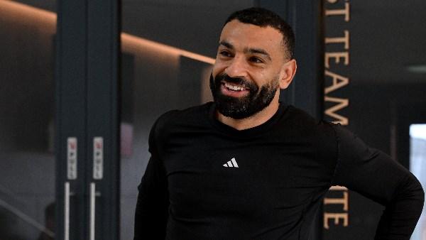 محمد صلاح في ظهوره الأخير بمران ليفربول قبل مباراته الوداعية أمام برينتفورد 