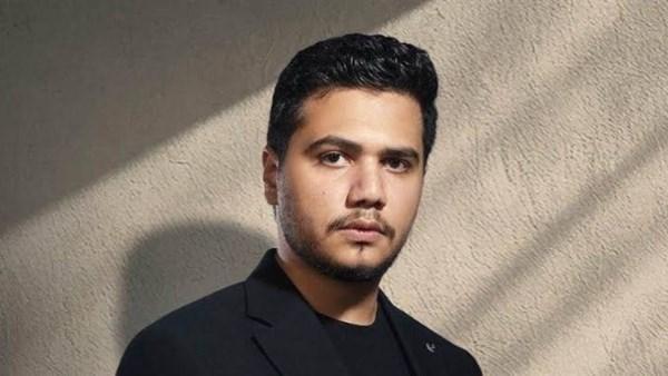 عمر محمد رياض في كواليس مسلسل رأس الأفعى أثناء تجسيد شخصية أبو القاسم