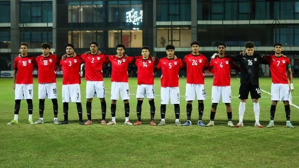 منتخب مصر للناشئين يرتدي الزي الأبيض أمام المغرب في أمم أفريقيا تحت 17 عامًا