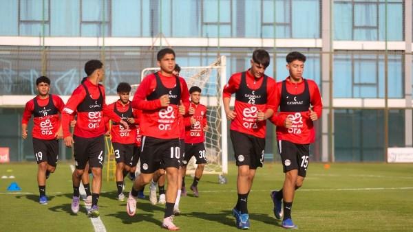 منتخب مصر 2009 في التدريب الأخير قبل المشاركة في أمم إفريقيا بالمغرب