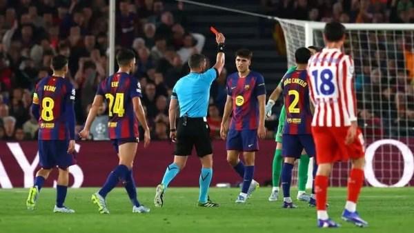 يويفا يفرض غرامة على برشلونة بعد مباراة أتلتيكو مدريد في دوري الأبطال