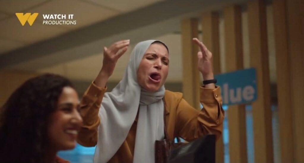 هايدي عبد الخالق وكمال أبو رية في كواليس مسلسل "كارثة طبيعية"