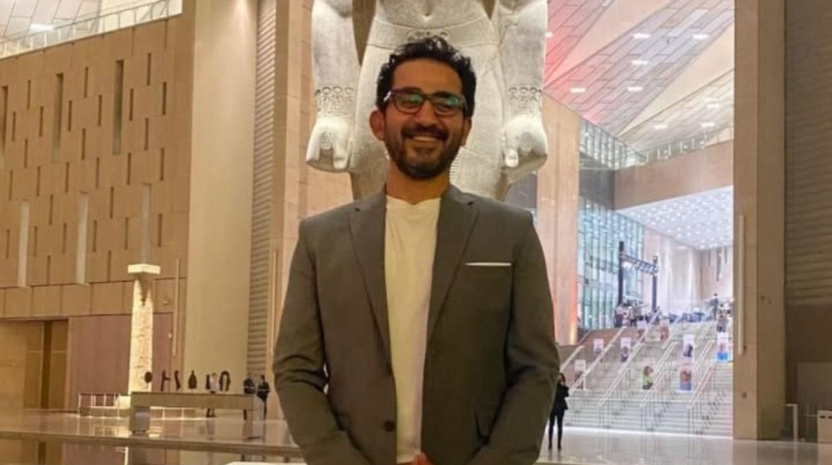 أحمد حلمي خلال حفل افتتاح المتحف المصري الكبير