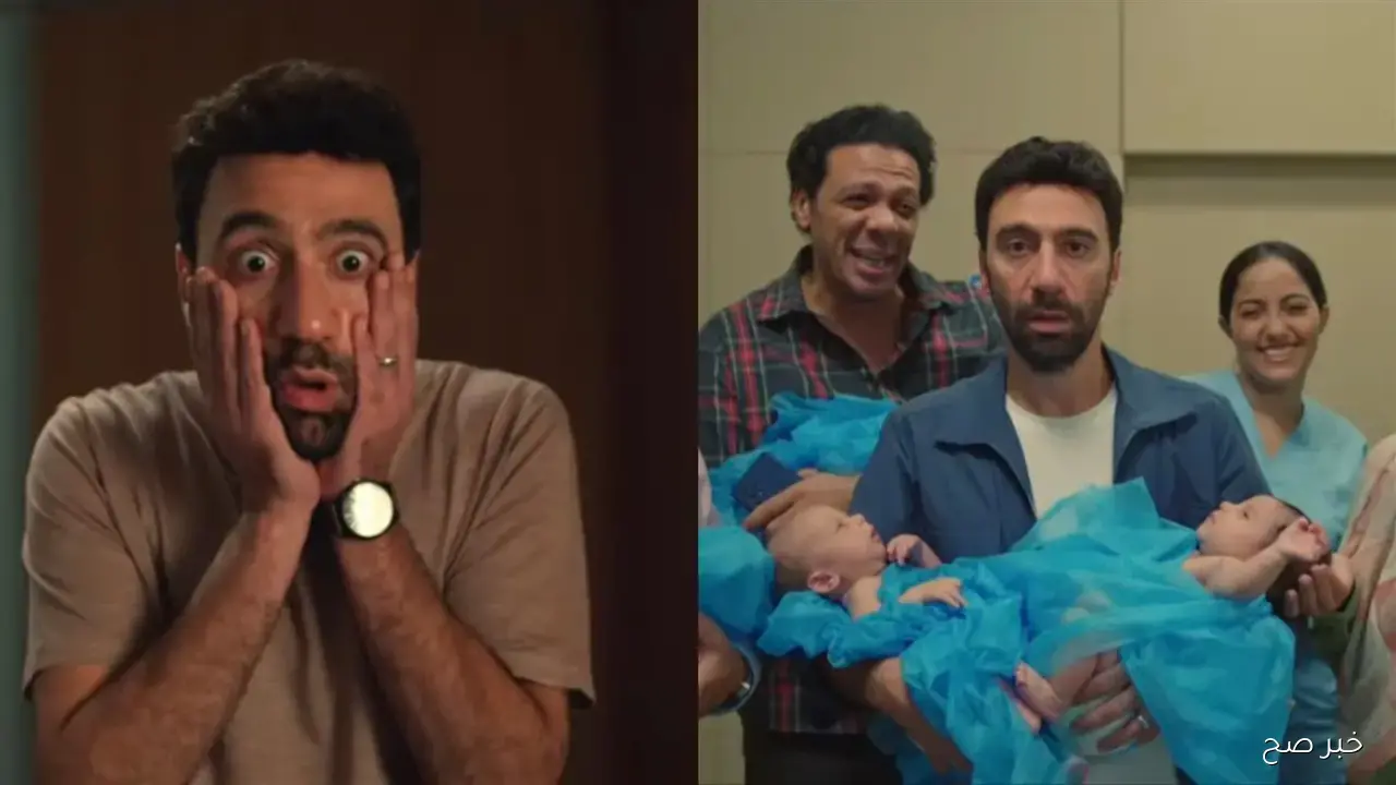 مشهد من الحلقة التاسعة من مسلسل كارثة طبيعية يظهر تصاعد الخلاف بين الزوجين.