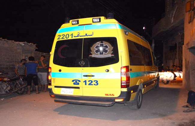 موقع حادث انقلاب ميكروباص بطريق بلبيس بنها بالشرقية وإصابة 13 شخصًا