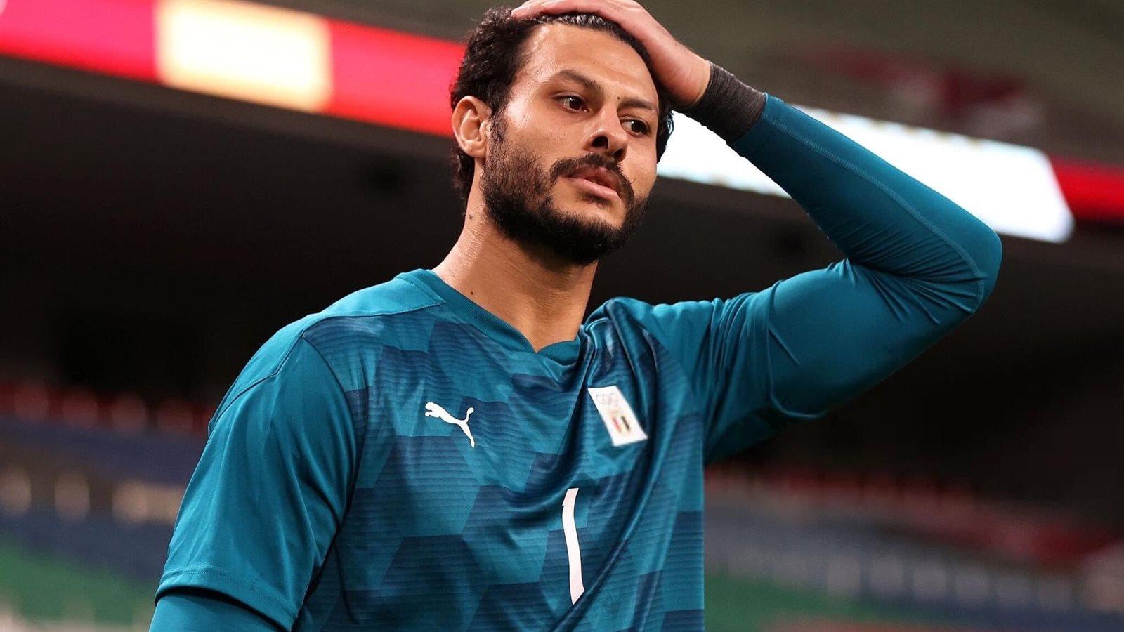 محمد الشناوي يعترض على الاستبدال قبل ركلات الترجيح أمام كاب فيردى