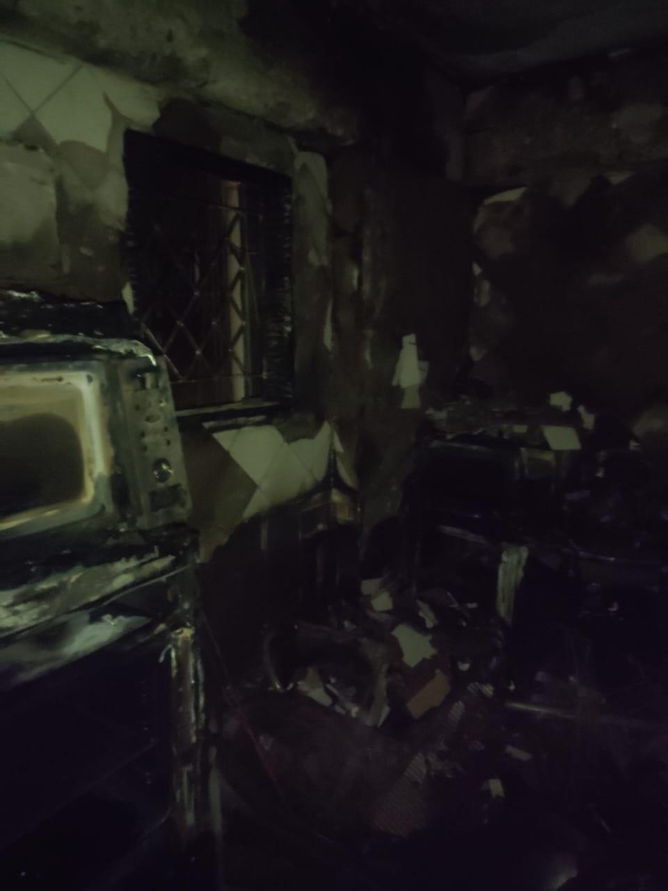 حريق محدود بمطبخ استديو خالد يوسف بالمهندسين نتيجة ماس كهربائي