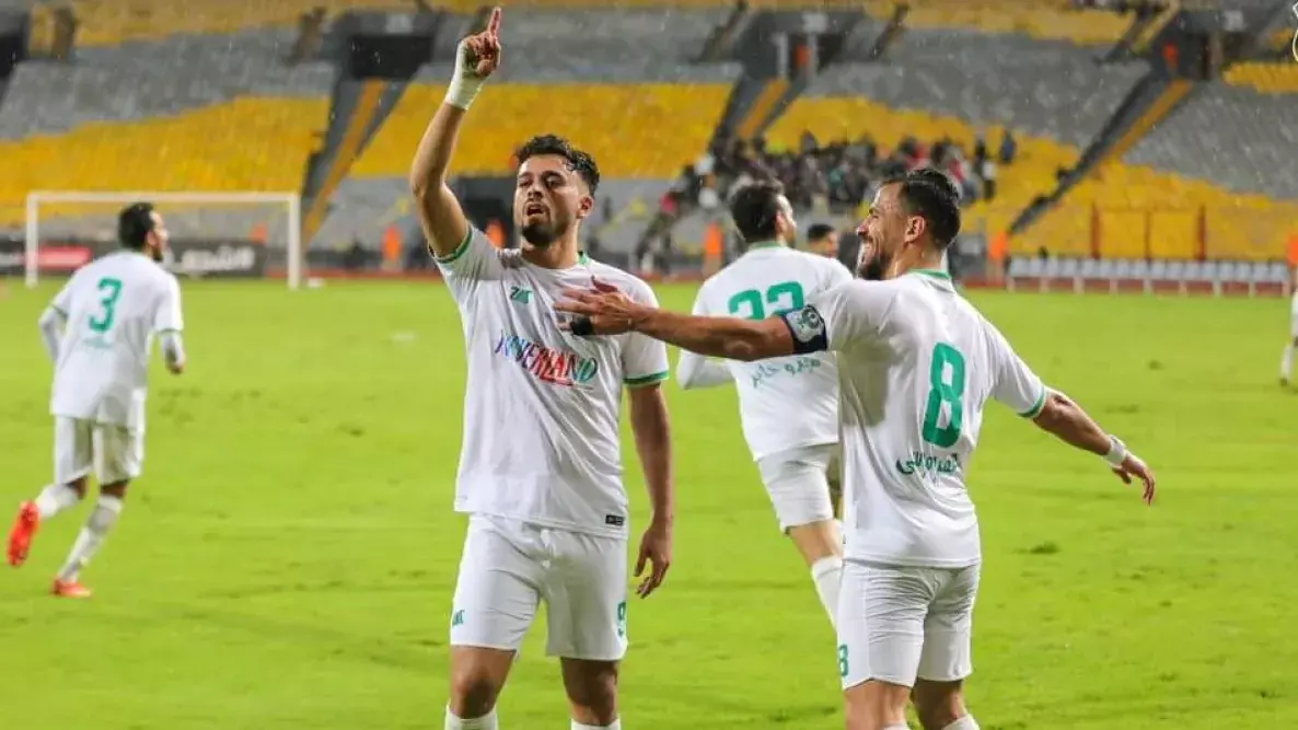 لاعبي الدوري المصري خلال إحدى المباريات