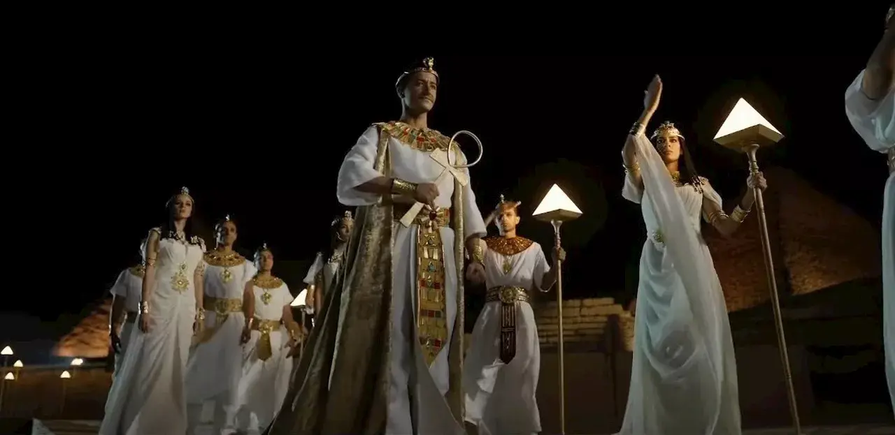 أحمد مالك خلال مشاركته في افتتاح المتحف المصري الكبير