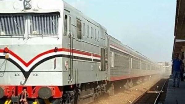 حادث قطار يودي بحياة شاب شمال بني سويف