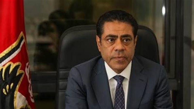 طارق قنديل أثناء اجتماعات مجلس إدارة النادي الأهلي
