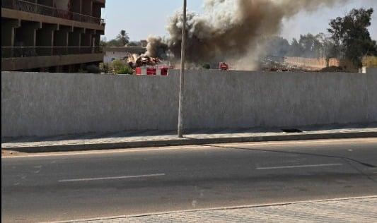 فرق الحماية المدنية تسيطر على حريق بالمجزر الآلي