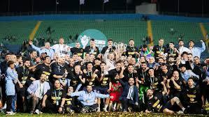 لاعبي بيراميدز يحتفلون بلقب دوري أبطال أفريقيا بعد كسر الرقم التهديفي التاريخي للأهلي