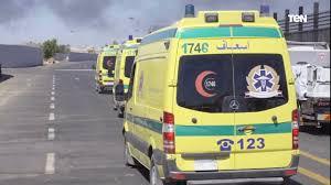 حادث تصادم سيارتين على الطريق الصحراوي بالبحيرة يسفر عن إصابة 7 أشخاص