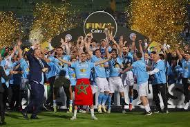 فريق بيراميدز يحتفل بلقب دوري أبطال أفريقيا 2025.