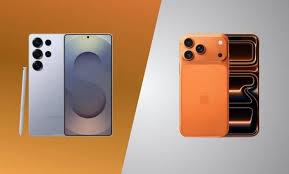 كاميرا هاتف iPhone 17 Pro Max بجانب كاميرا Galaxy S25 Ultra في مقارنة بصرية