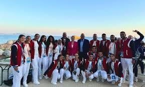 منتخب مصر للسباحة بالزعانف يتصدر بطولة العالم في العلمين.