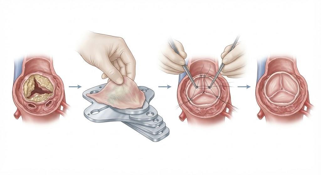 Ozaki Procedure for Aortic Valve Reconstruction Using Autologous Pericardium