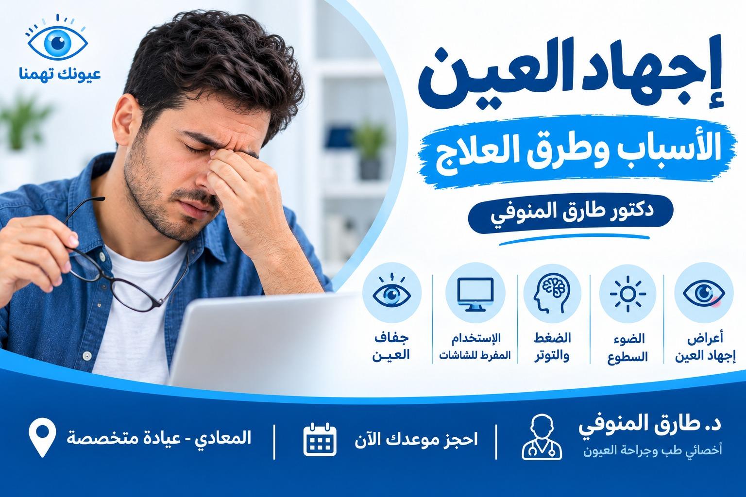 جفاف العين من الشاشات والموبايل