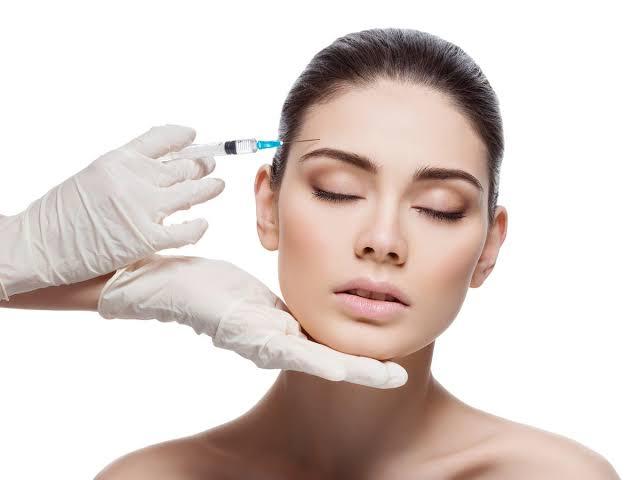 Botox injections for facial expression lines and non-surgical aesthetic treatment