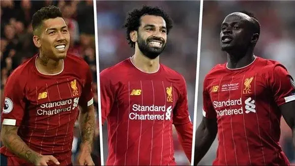 محمد صلاح وماني وفيرمينو