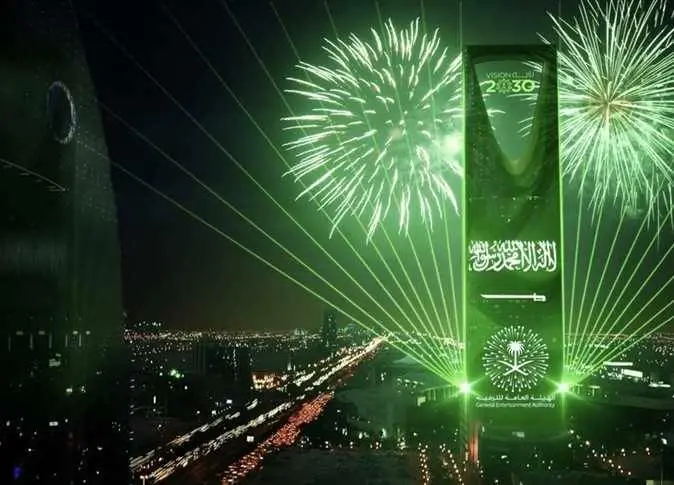 تأجيل عروض الألعاب النارية والدرون في السعودية ضمن احتفالات اليوم الوطني السعودي