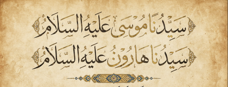 سيدنا موسى عليه السلام  وسيدنا هارون عليه السلام