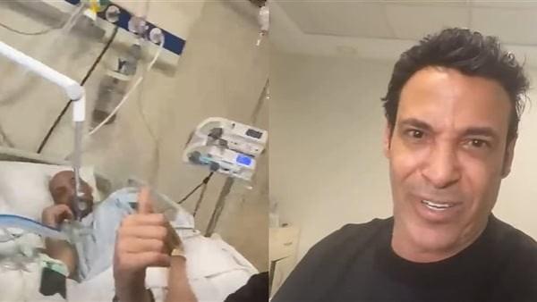 سعد الصغير يزور عازف الأورج بلال جعفر داخل المستشفى للاطمئنان على حالته الصحية