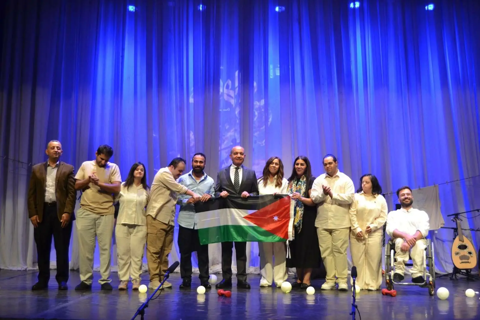 جانب من فعاليات الدورة العاشرة لملتقى أولادنا الدولي لفنون ذوي القدرات الخاصة