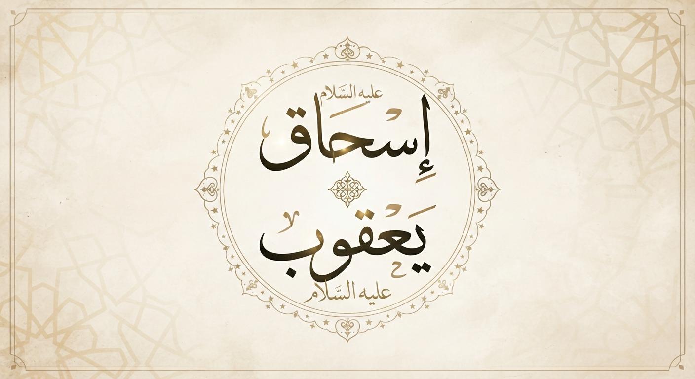  سيدنا إسحاق عليه السلام وسيدنا يعقوب عليه السلام