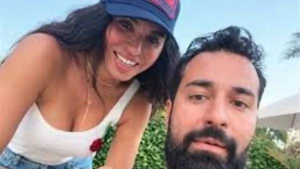 نسرين أمين وأحمد حاتم خلال الترويج لفيلم ريد فلاج وتفاعل الجمهور مع فيديوهاتهما