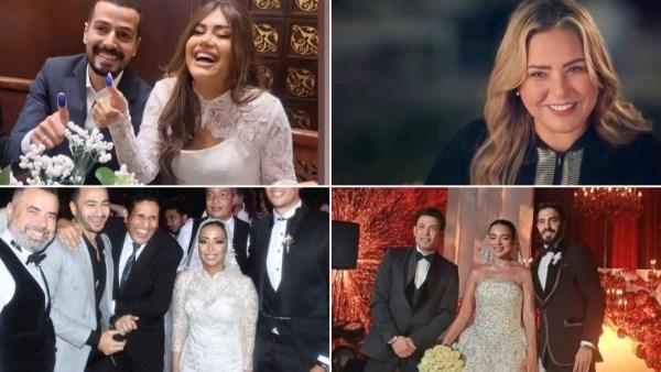 أفراح نجوم الفن في 2026 وزفاف تميم يونس وديانا هشام ودونا إمام
