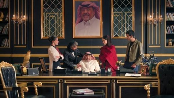 مشهد من الفيلم السعودي الكوميدي المهايطية المقرر عرضه على منصة نتفليكس