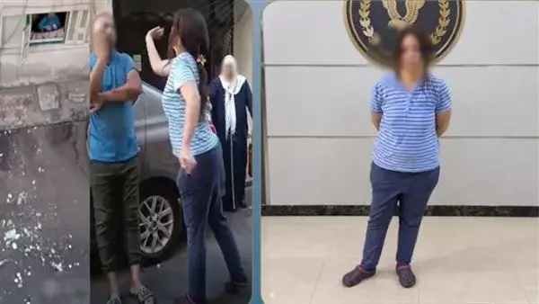 المتهمة - جانب من الواقعة