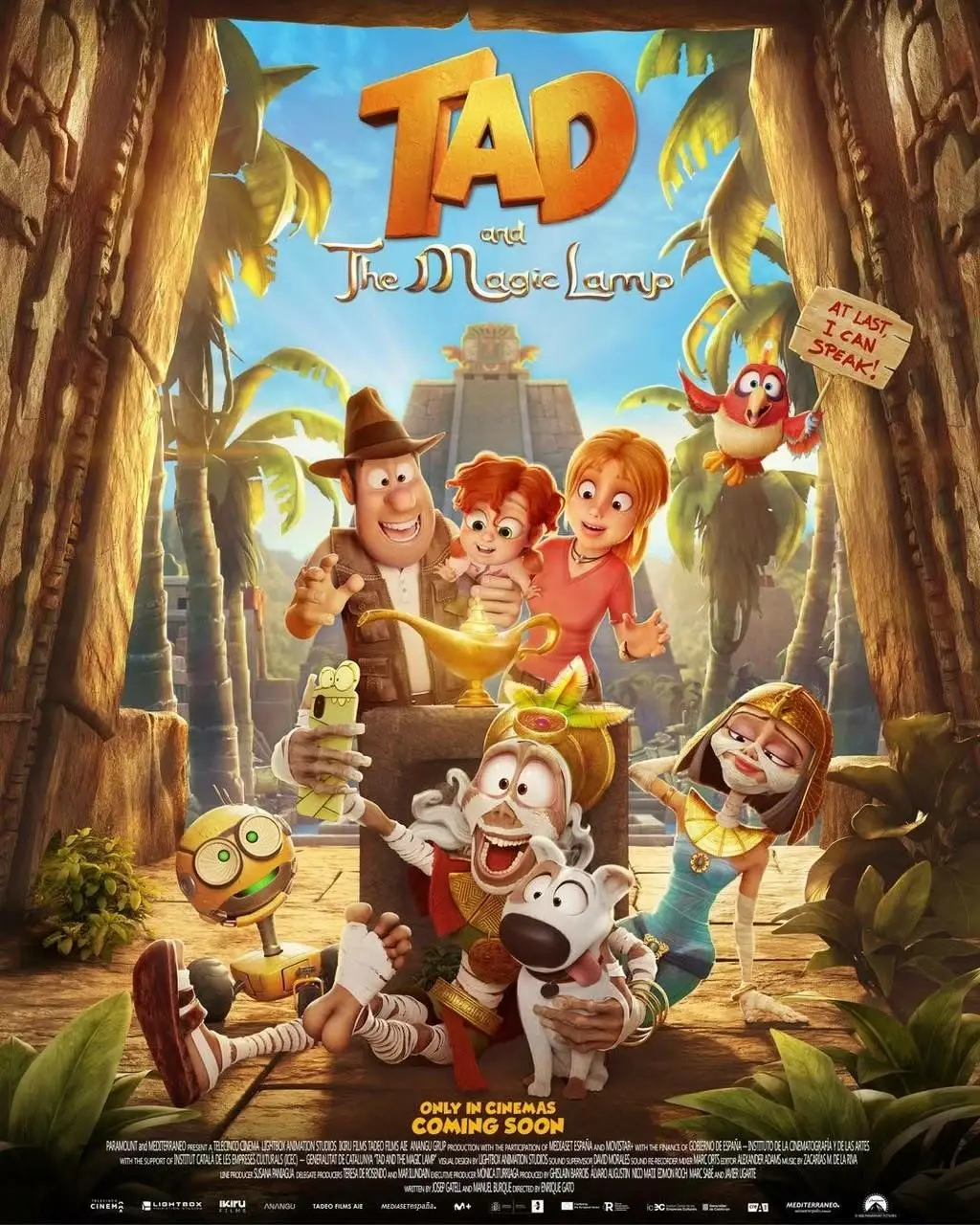 فيلم TAD AND THE MAGIC LAMP في دور العرض المصرية ضمن أحدث أجزاء سلسلة TAD STONES