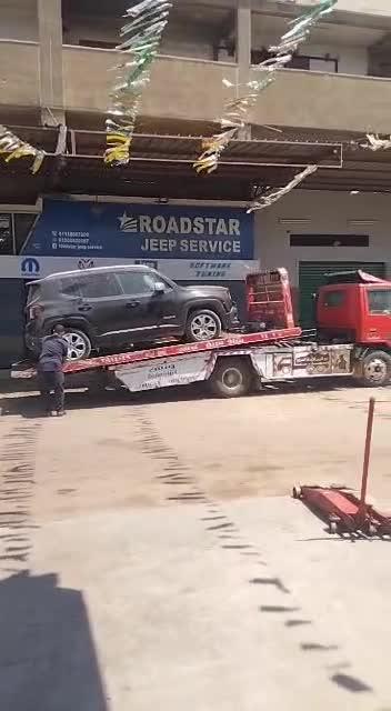 ونش جامبو أبو فارس مجهز للإضاءة الليلية وسحب الدفع الرباعي